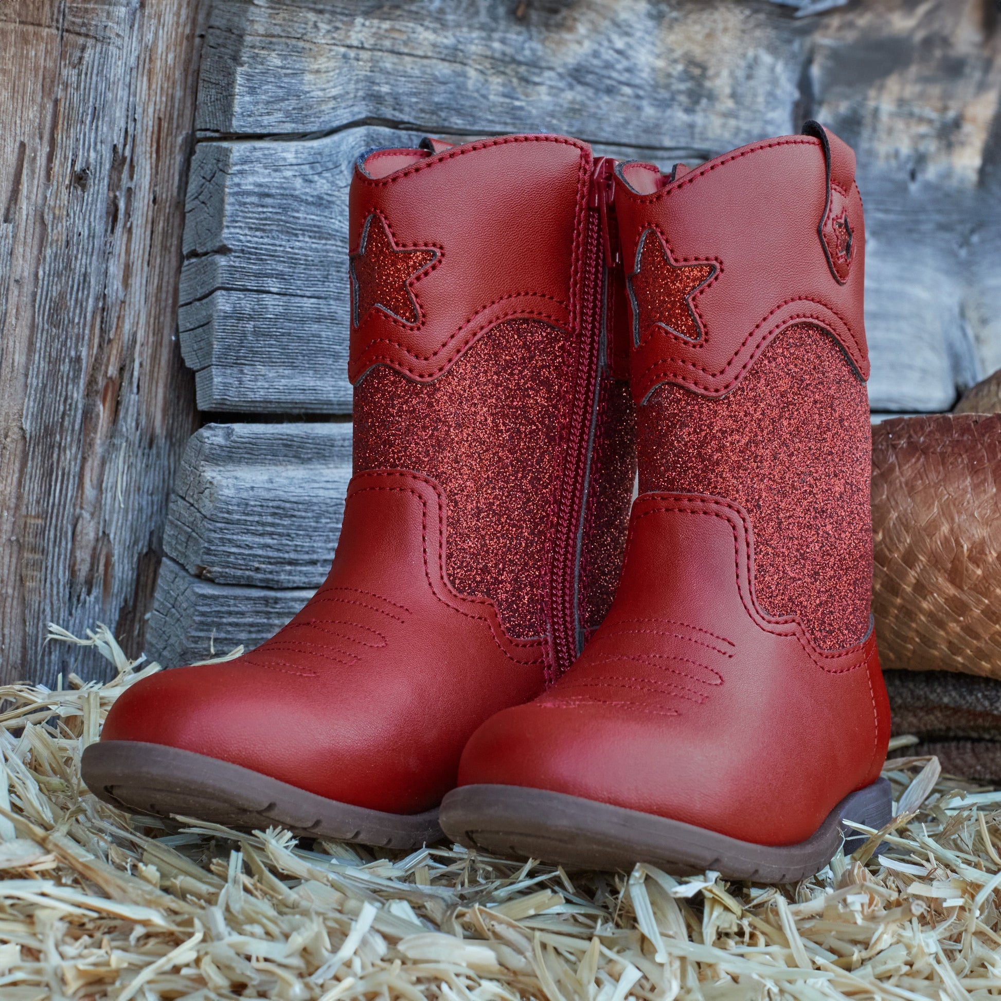 Wynona Western Boot - Big Kid Red