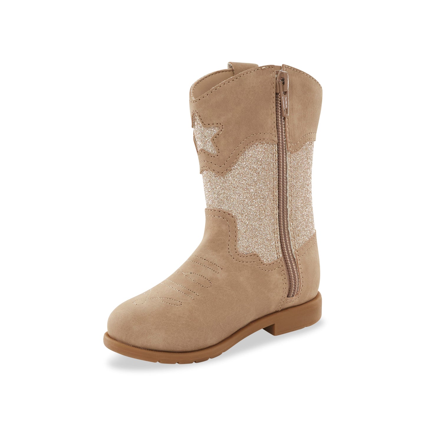 Wynona Western Boot - Big Kid Taupe