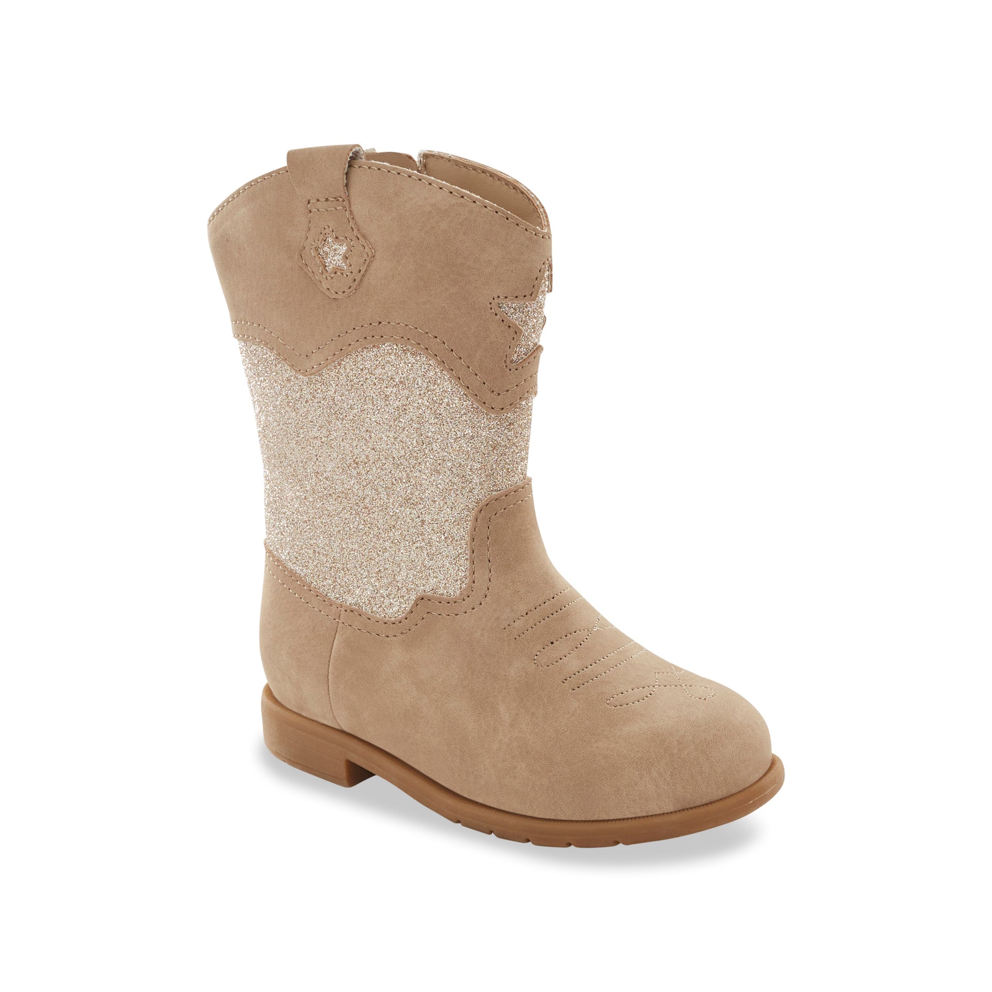 Wynona Western Boot - Big Kid Taupe