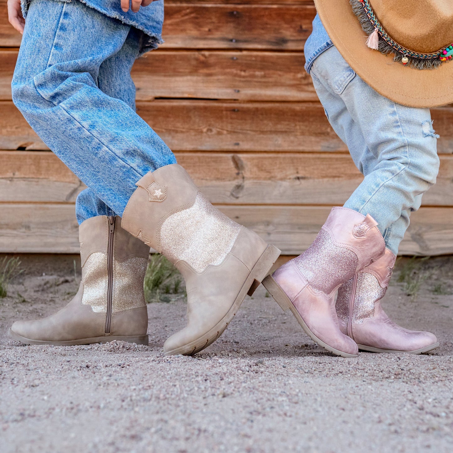 Wynona Western Boot - Little Kid Taupe